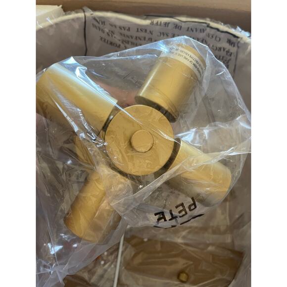 Semi Flush Mount Ceiling Light White Gold - Picture 9 of 9